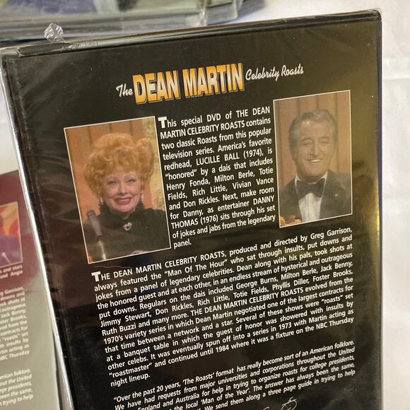Dean Martin Celebrity Roasts DVD Lucille Ball Joan Collins Greg Garrison LOT NWT - Picture 3 of 9